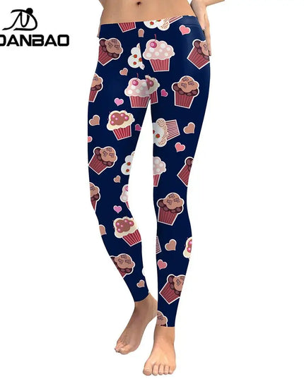 Deine Einhorn Leggings: Eiscreme-Regenbogen