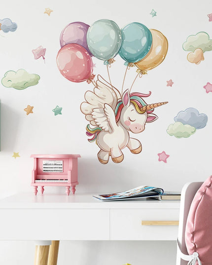 Dein zauberhaftes Einhorn Wandtattoo