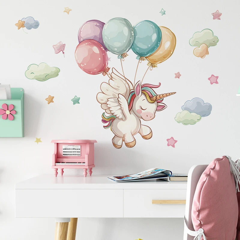 Dein zauberhaftes Einhorn Wandtattoo