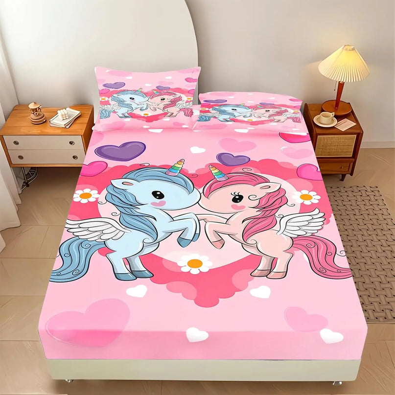 Dein süßes Einhorn Bettlaken für Kids &