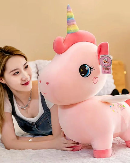 Dein kuscheliges Einhorn Plüschtier Pink!