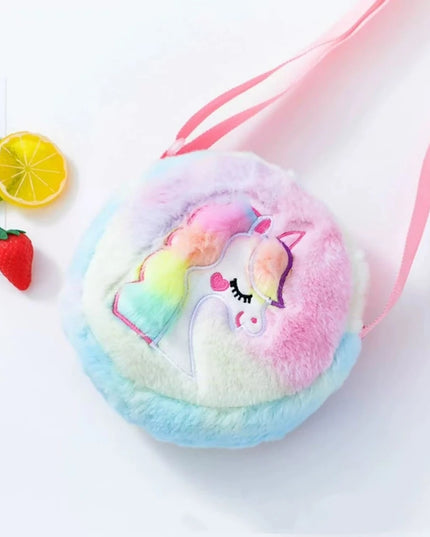 Deine zauberhafte Einhorn Plüsch-Tasche