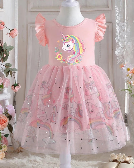 Dein bezauberndes Einhorn Kleid mit bunten