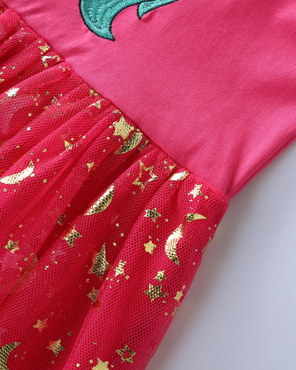 Dein zauberhaftes Einhorn Kleid Pink!