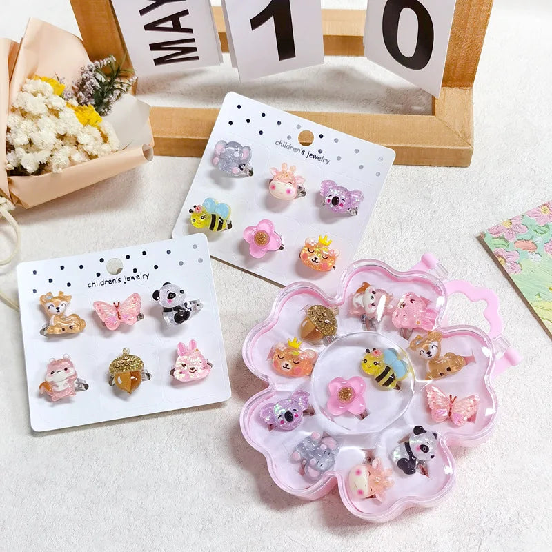 Süße Einhorn Ringe für kleine Prinzessinnen!