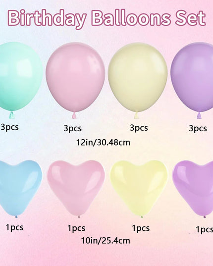 Zauberhaftes Einhorn Deko Ballon Set!