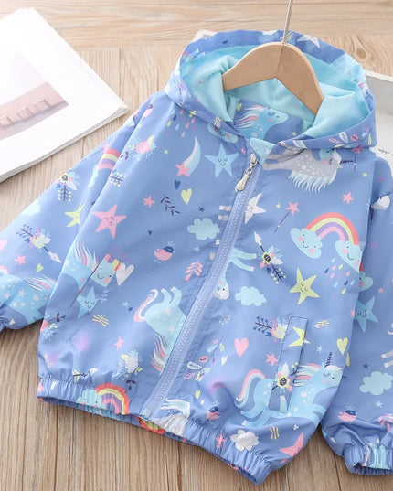 Frühlingsgefühle mit deiner Einhorn Jacke!
