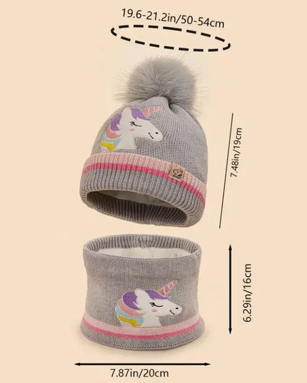 Deine strahlende Einhorn Mütze in Weiß