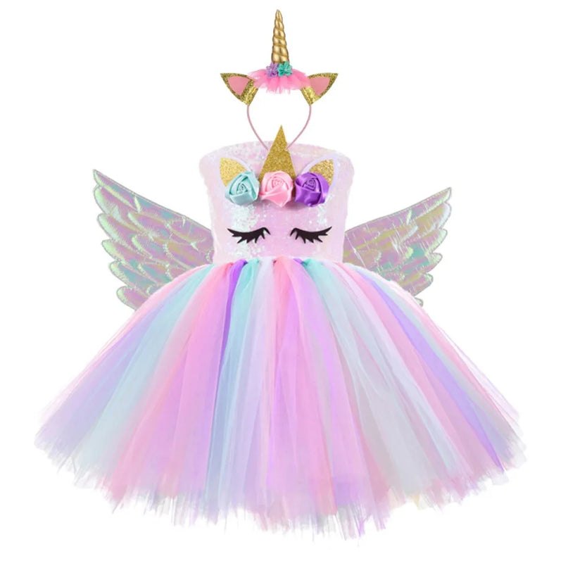 Dein Riesen Einhorn Tutu Kleid: