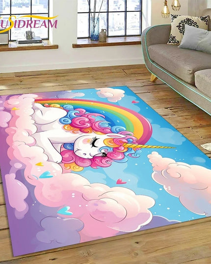 Dein Einhorn Sessel als 3D Traum-Teppich!
