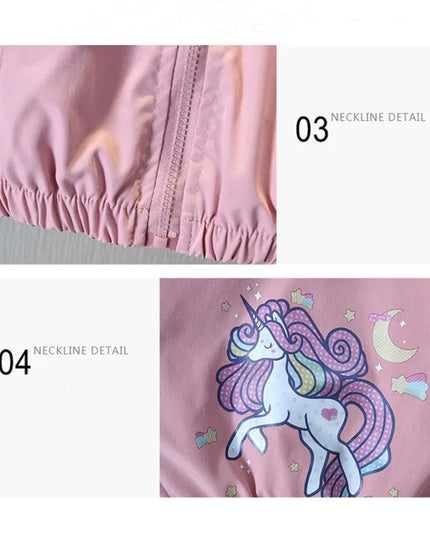 Deine zauberhafte Einhorn Jacke mit Kapuze!