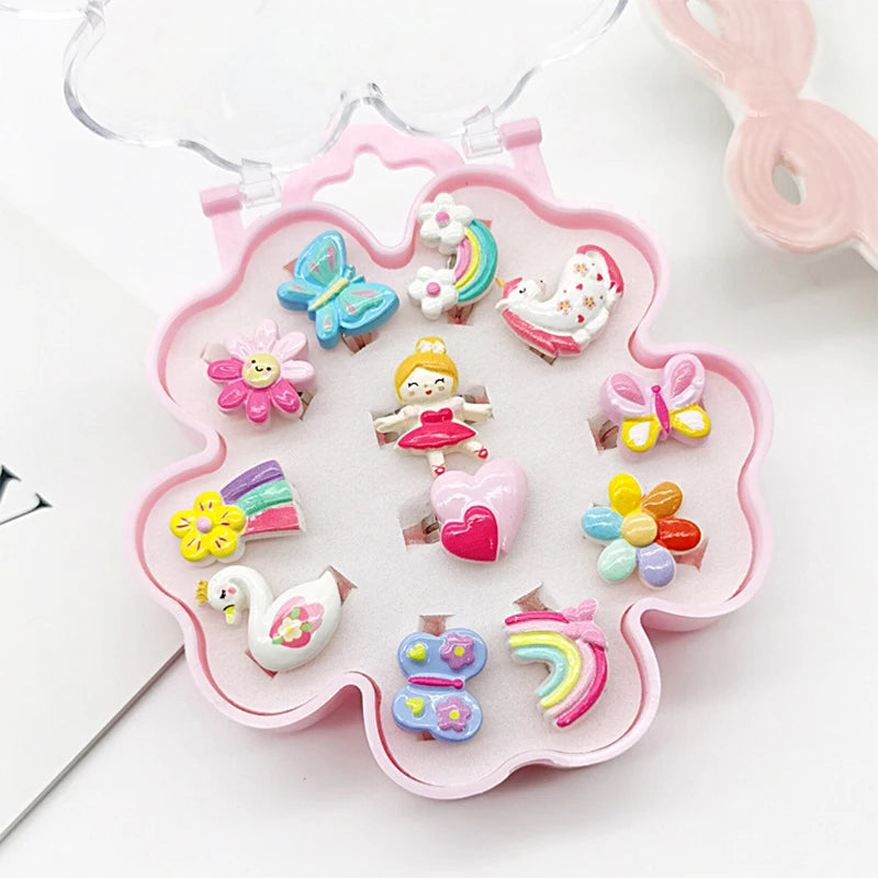 Süße Einhorn Ringe für kleine Prinzessinnen!