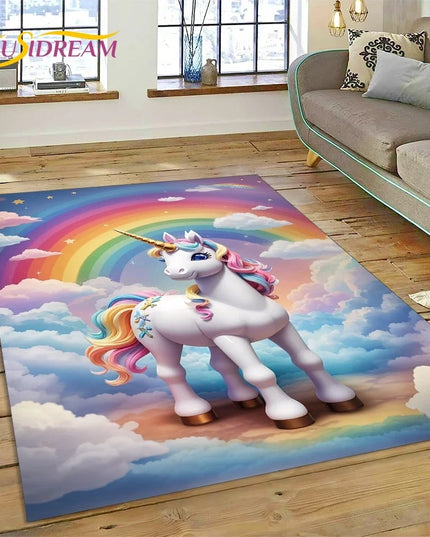 Dein Einhorn Sessel als 3D Traum-Teppich!