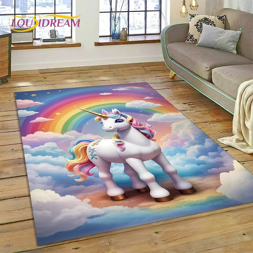 Dein Einhorn Sessel als 3D Traum-Teppich!
