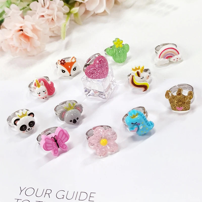 Süße Einhorn Ringe für kleine Prinzessinnen!