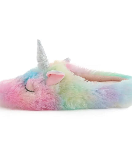 Regenbogen Einhorn Hausschuhe zum Verlieben!