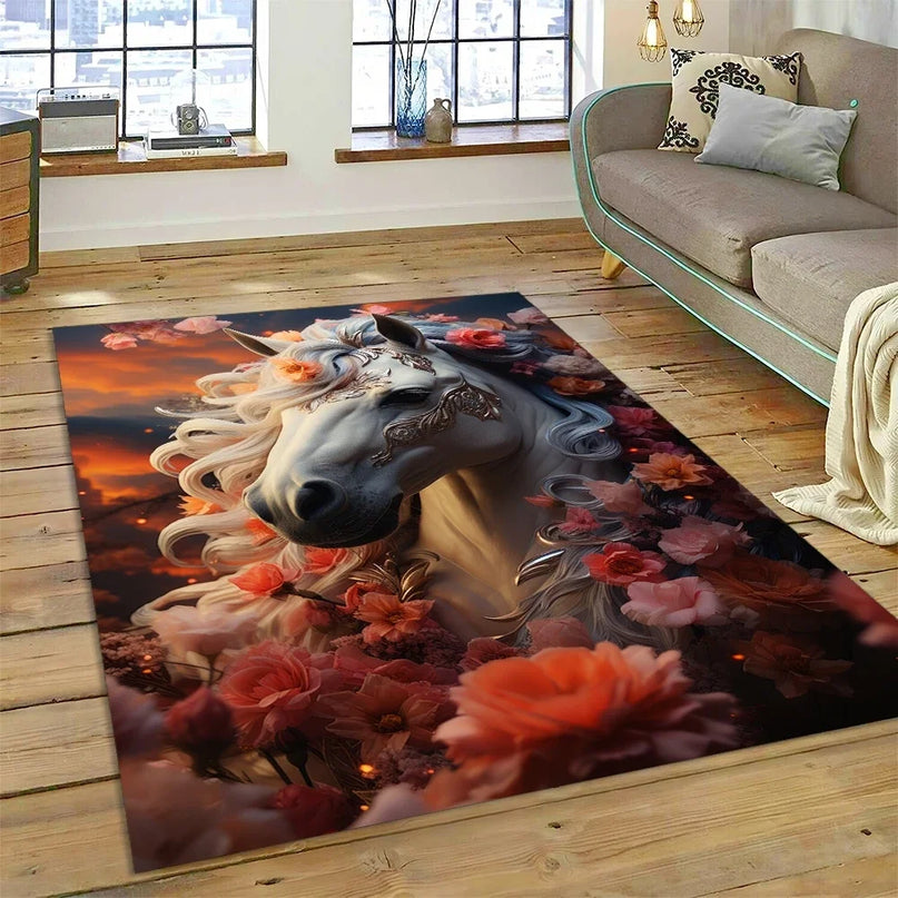 Dein Einhorn Sessel als 3D Traum-Teppich!