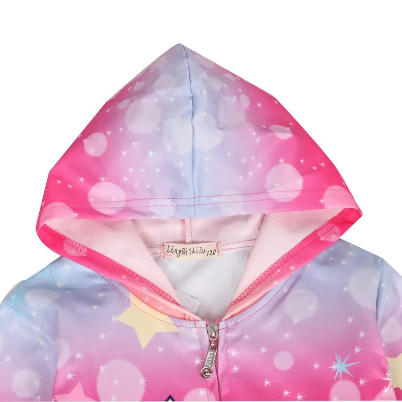 Deine zauberhafte Einhorn Jacke in Rosarot!