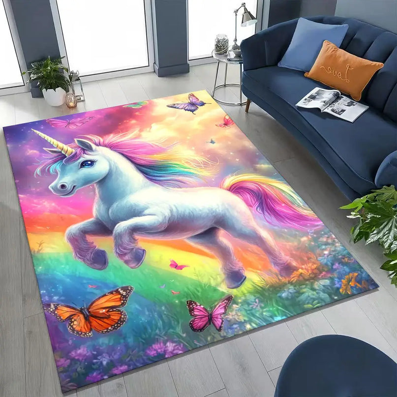 Dein Einhorn Sessel Regenbogen-Mädchen