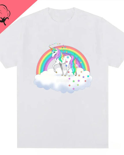 Strahlendes Einhorn T-Shirt mit