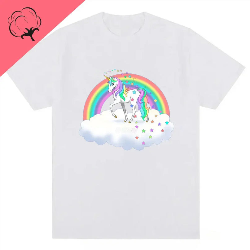 Strahlendes Einhorn T-Shirt mit