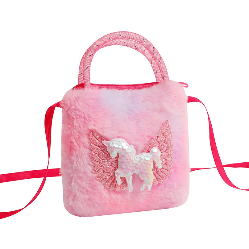 Deine Einhorn Umhängetasche im Batik-Stil!