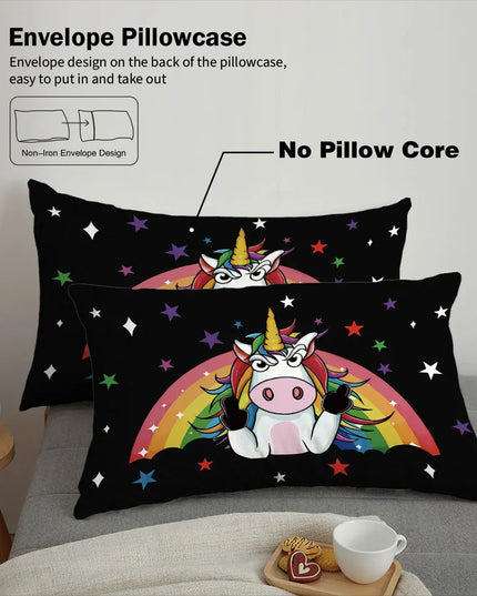 Deine Traumhafte Bunte Einhorn Bettwäsche