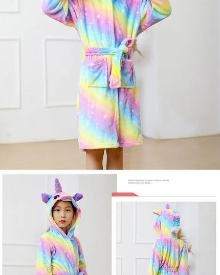 Flauschiger Einhorn Pyjama für deine