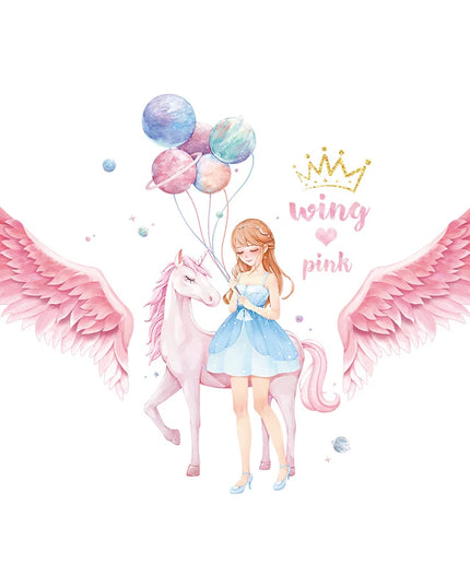 Dein Einhorn Wandtattoo: Ballon und