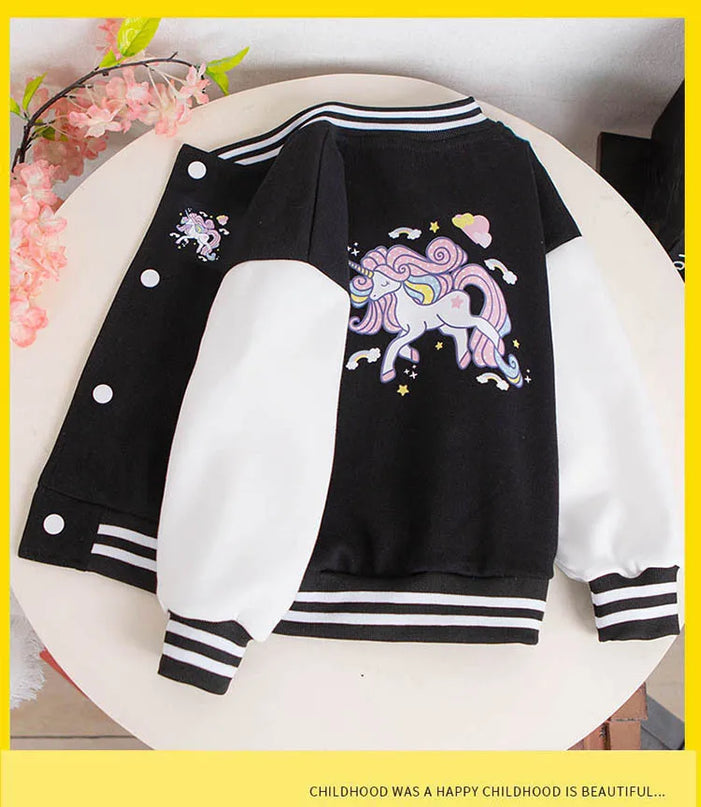 Deine stylische Einhorn Baseball Jacke in