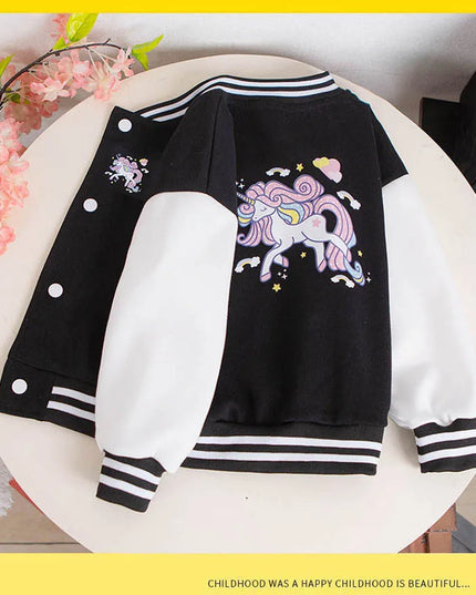 Deine trendige Einhorn Baseball Jacke in