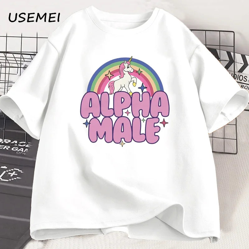 Dein mystisches Einhorn T-Shirt in Schwarz!