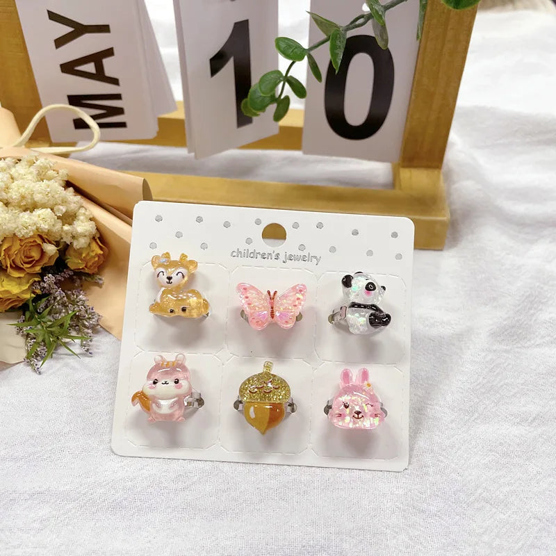 Süße Einhorn Ringe für kleine Prinzessinnen!