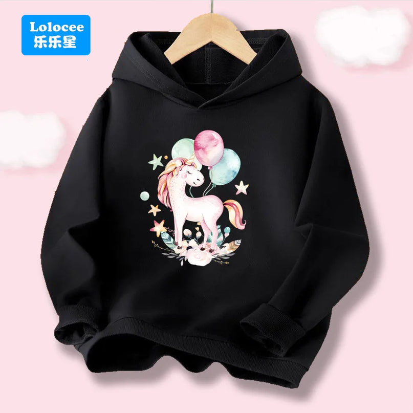 Dein blumiger Einhorn Hoodie Traum!