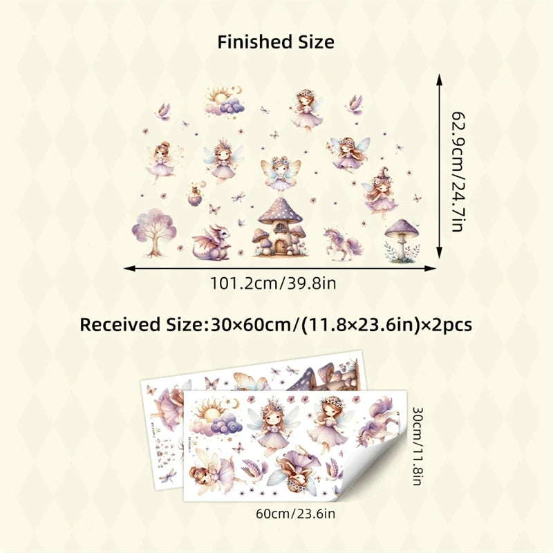 Feenhaus & Einhorn Wandtattoo: Dein Märchen