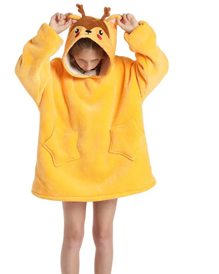 Dein Einhorn Decke Bademantel für Kids!