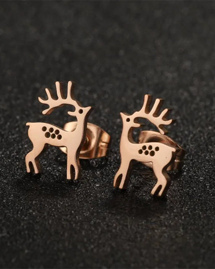 Coole Einhorn Ohrringe Dino in Schwarz!