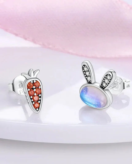 Süße Einhorn Ohrstecker aus 925 Silber