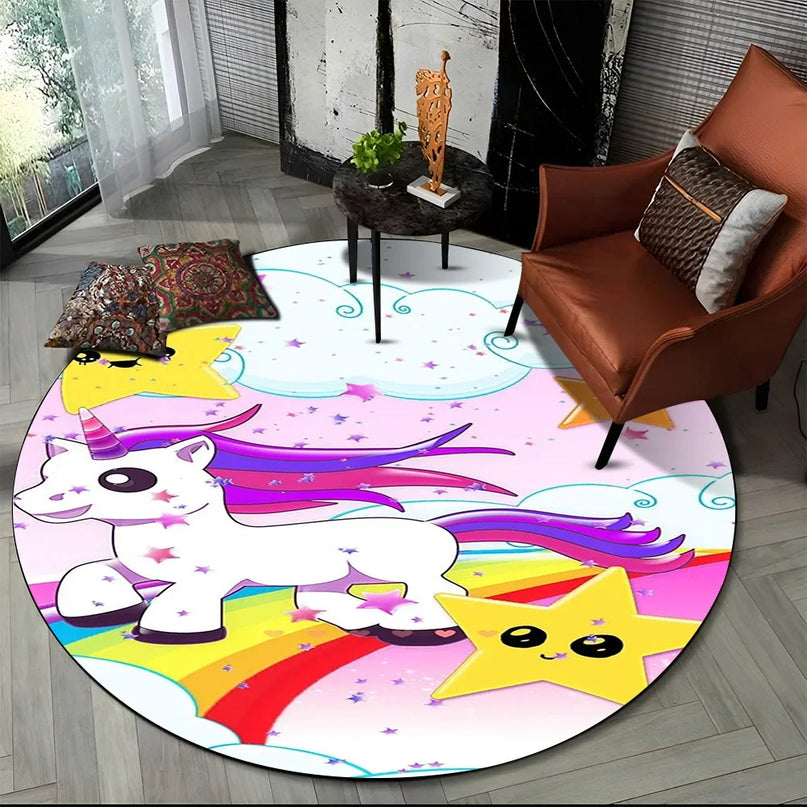 Dein runder Einhorn Sessel-Traum