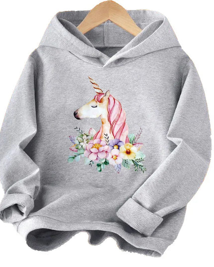 Dein strahlender Einhorn Hoodie Gelb!