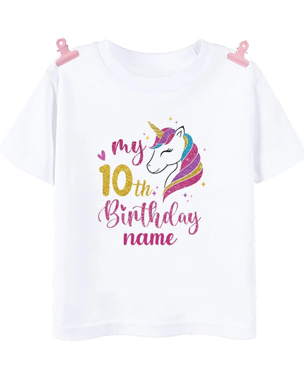 Dein individuelles Einhorn T-Shirt zum 9.