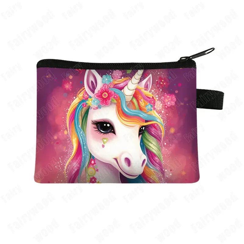 Deine süße Einhorn Geldbörse mit Regenbogen!