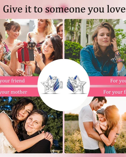 Tierische Einhorn Ohrringe, so zauberhaft!