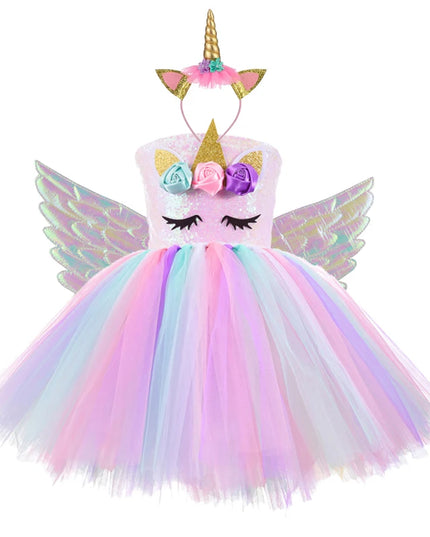 Dein traumhaftes Riesen Einhorn Tüllkleid!