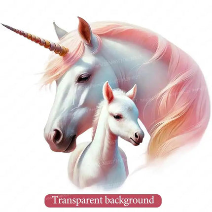 Dein liebevolles Einhorn Wandtattoo Mutter &
