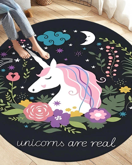 Glitzernder Einhorn Teppich für dein Zuhause!