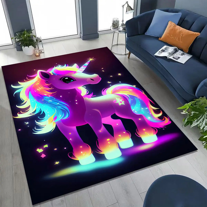 Dein Einhorn Sessel Regenbogen-Mädchen