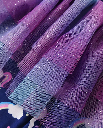 Magische Einhorn Leggings mit Tüllrock!