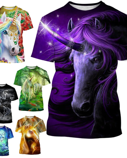 Dein süßes Einhorn Kleid mit 3D Kunst