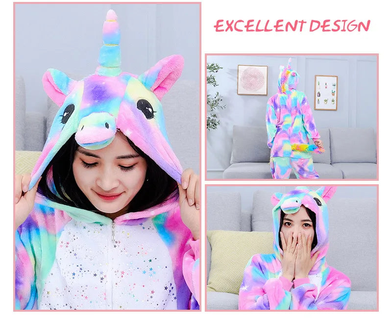 Dein strahlender Einhorn Onesie für